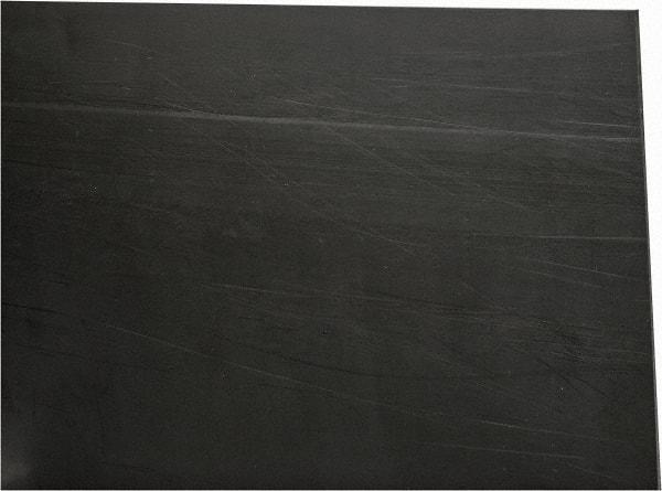 Made in USA - 1/8" Thick x 24" Wide x 2' Long, Nylon 6/6 (MDS-Filled) Sheet - Black - Apex Tool & Supply