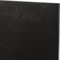 Made in USA - 1/4" Thick x 12" Wide x 2' Long, Nylon 6/6 (MDS-Filled) Sheet - Black - Apex Tool & Supply