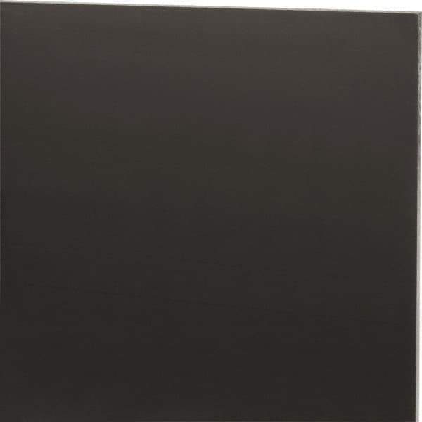 Made in USA - 1/4" Thick x 12" Wide x 4' Long, Nylon 6/6 (MDS-Filled) Sheet - Black - Apex Tool & Supply