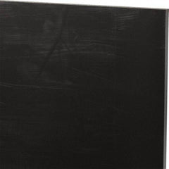 Made in USA - 1/4" Thick x 24" Wide x 2' Long, Nylon 6/6 (MDS-Filled) Sheet - Black - Apex Tool & Supply