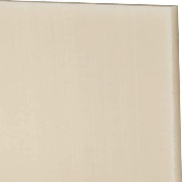 Made in USA - 3/8" Thick x 12" Wide x 1' Long, Nylon 6/6 (MDS-Filled) Sheet - Black - Apex Tool & Supply