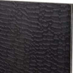 Made in USA - 3/8" Thick x 12" Wide x 2' Long, Nylon 6/6 (MDS-Filled) Sheet - Black - Apex Tool & Supply