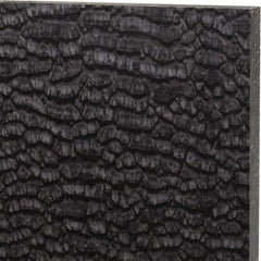 Made in USA - 1/2" Thick x 12" Wide x 1' Long, Nylon 6/6 (MDS-Filled) Sheet - Black - Apex Tool & Supply