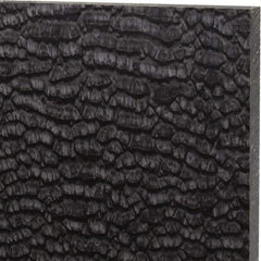 Made in USA - 1/2" Thick x 12" Wide x 2' Long, Nylon 6/6 (MDS-Filled) Sheet - Black - Apex Tool & Supply