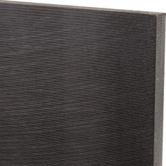 Made in USA - 3/4" Thick x 12" Wide x 2' Long, Nylon 6/6 (MDS-Filled) Sheet - Black - Apex Tool & Supply