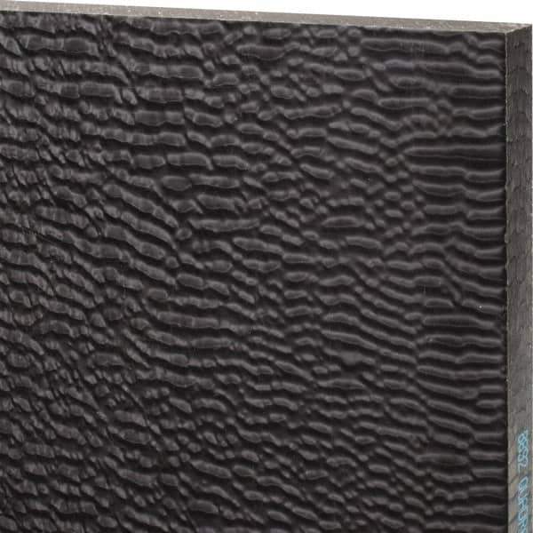 Made in USA - 3/4" Thick x 24" Wide x 2' Long, Nylon 6/6 (MDS-Filled) Sheet - Black - Apex Tool & Supply