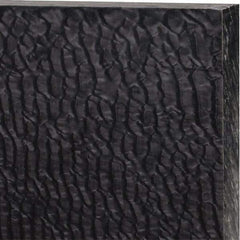 Made in USA - 1" Thick x 24" Wide x 2' Long, Nylon 6/6 (MDS-Filled) Sheet - Black - Apex Tool & Supply