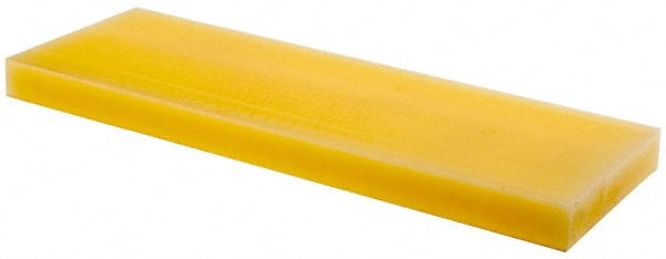 Made in USA - 1' x 4" x 3/4" Natural (Color) Nylon 6/6 Rectangular Bar - Apex Tool & Supply
