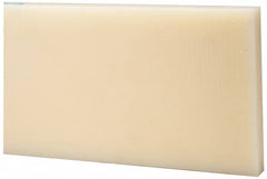 Made in USA - 2' x 6" x 1/4" Natural (Color) Nylon 6/6 Rectangular Bar - Apex Tool & Supply