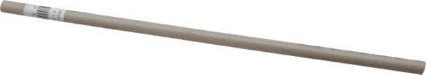 Made in USA - 1' Long, 3/8" Diam, PEEK Plastic Rod - Thermoplastic - Apex Tool & Supply