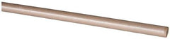 Made in USA - 4' Long, 1/2" Diam, PEEK Plastic Rod - Thermoplastic - Apex Tool & Supply