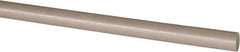 Made in USA - 8' Long, 1/2" Diam, PEEK Plastic Rod - Thermoplastic - Apex Tool & Supply