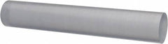 Made in USA - 1' Long, 2" Diam, Polycarbonate Plastic Rod - Clear - Apex Tool & Supply