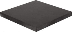 Made in USA - 2" Thick x 12" Wide x 2' Long, Polycarbonate Sheet - Black - Apex Tool & Supply