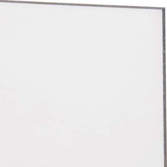 Made in USA - 1/4" Thick x 24" Wide x 2' Long, Polycarbonate Sheet - Abrasion Resistant Grade - Apex Tool & Supply