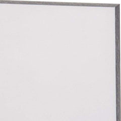 Made in USA - 1/4" Thick x 12" Wide x 2' Long, Polycarbonate Sheet - Abrasion Resistant Grade - Apex Tool & Supply