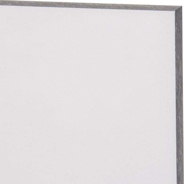 Made in USA - 3/16" Thick x 24" Wide x 4' Long, Polycarbonate Sheet - Abrasion Resistant Grade - Apex Tool & Supply