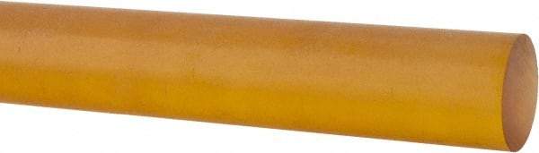 Made in USA - 4' Long, 3/8" Diam, Polyetherimide (PEI) Plastic Rod - Natural (Color) - Apex Tool & Supply