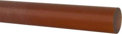 Made in USA - 1' Long, 1-1/2" Diam, Polyetherimide (PEI) Plastic Rod - Natural (Color) - Apex Tool & Supply