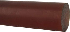 Made in USA - 1' Long, 2" Diam, Polyetherimide (PEI) Plastic Rod - Natural (Color) - Apex Tool & Supply