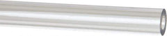 Made in USA - 5/8 Inch Outside Diameter x 6 Ft. Long, Plastic Round Tube - Cellulose Acetate Butyrate - Apex Tool & Supply