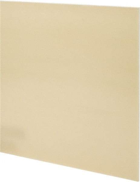 Made in USA - 3/16" Thick x 12" Wide x 1' Long, Epoxyglass Laminate (G10/F4) Sheet - Mustard Yellow, ±0.019 Tolerance - Apex Tool & Supply