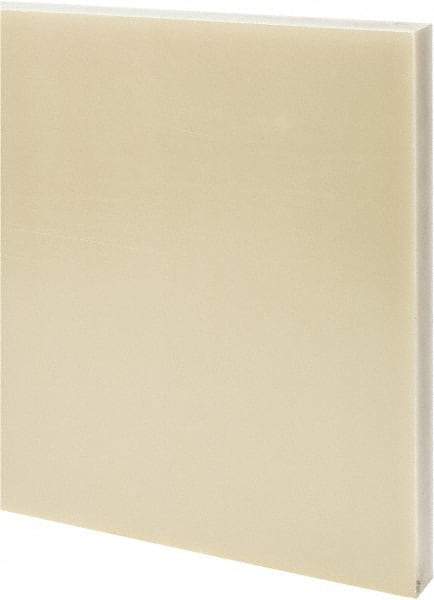 Made in USA - 1" Thick x 12" Wide x 1' Long, Epoxyglass Laminate (G10/F4) Sheet - Mustard Yellow, ±0.049 Tolerance - Apex Tool & Supply