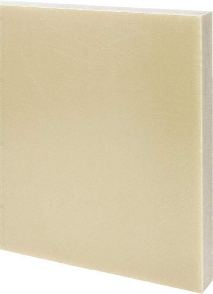 Made in USA - 1-1/4" Thick x 12" Wide x 1' Long, Epoxyglass Laminate (G10/F4) Sheet - Mustard Yellow, ±0.055 Tolerance - Apex Tool & Supply