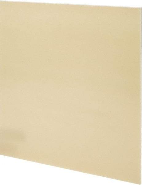 Made in USA - 3/16" Thick x 12" Wide x 2' Long, Epoxyglass Laminate (G10/F4) Sheet - Mustard Yellow, ±0.019 Tolerance - Apex Tool & Supply