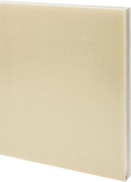 Made in USA - 1" Thick x 24" Wide x 2' Long, Epoxyglass Laminate (G10/F4) Sheet - Mustard Yellow, ±0.049 Tolerance - Apex Tool & Supply
