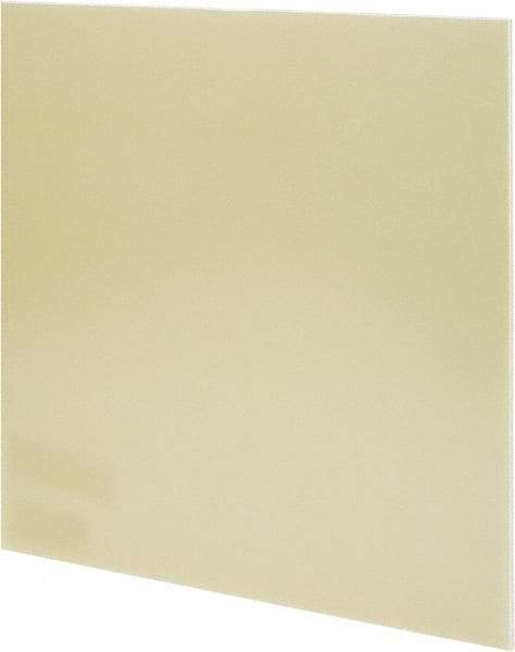 Made in USA - 1/8" Thick x 24" Wide x 3' Long, Epoxyglass Laminate (G10/F4) Sheet - Mustard Yellow, ±0.012 Tolerance - Apex Tool & Supply
