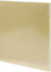 Made in USA - 1/2" Thick x 24" Wide x 3' Long, Epoxyglass Laminate (G10/F4) Sheet - Mustard Yellow, ±0.036 Tolerance - Apex Tool & Supply