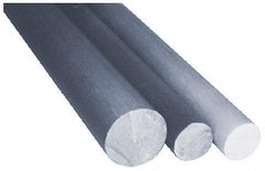 Made in USA - 4' Long, 9/16" Diam, Glass-Cloth Melamine Laminate (G5/G9) Plastic Rod - Grayish Brown - Apex Tool & Supply
