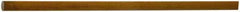 Made in USA - 4' Long, 3/8" Diam, Polyurethane Plastic Rod - 40A Hardness, Black - Apex Tool & Supply