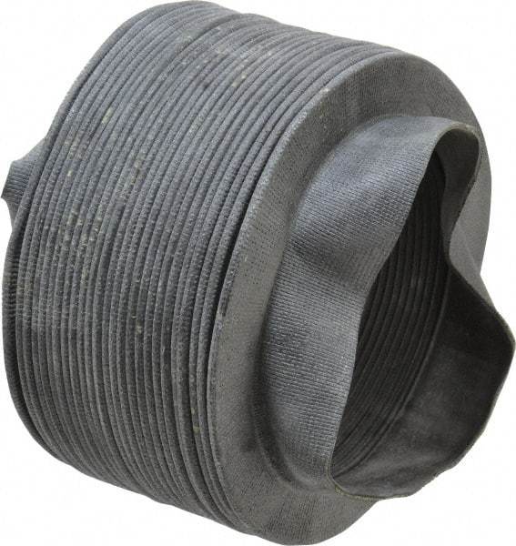 Made in USA - 24 Inch Long, 0.04 Inch Thick, Nylon Airtight Molded Bellows - 4 Inch Inside Diameter - Apex Tool & Supply