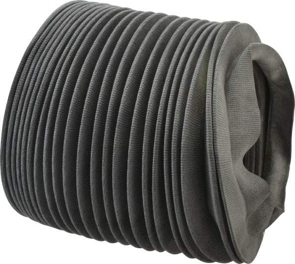 Made in USA - 24 Inch Long, 0.04 Inch Thick, Nylon Airtight Molded Bellows - 5 Inch Inside Diameter - Apex Tool & Supply