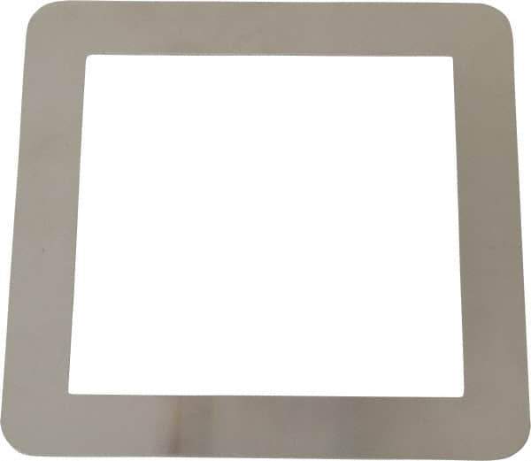 Made in USA - Aluminum Bellows Mounting Flange - 3 x 3 Inch Inside Square - Apex Tool & Supply