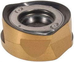Iscar - H400 RNHU1205 AX Grade IC830 Carbide Milling Insert - TiAlN/TiN Finish, 0.2047" Thick, 0.433" Inscribed Circle, 6mm Corner Radius - Apex Tool & Supply