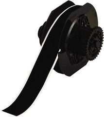 Brady - 1-1/8" Wide x 1,200" Long, Black Vinyl Tape - For BBP30 Label Printer, BBP33 Label Printer, BBP35 Multicolor Sign & Label Printer, BBP37 Color & Cut Sign & Label Printer, BradyPrinter S3100, BBP31 Sign & Label Printer - Apex Tool & Supply