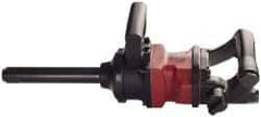 PRO-SOURCE - 1" Drive, 6,000 RPM, 1,800 Ft/Lb Torque Impact Wrench - D-Handle, 10 CFM, 90 psi, 1/2" NPT Inlet - Apex Tool & Supply