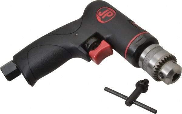 PRO-SOURCE - 1/4" Reversible Keyed Chuck - Pistol Grip Handle, 2,600 RPM, 4 CFM, 0.3 hp, 90 psi - Apex Tool & Supply