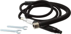 PRO-SOURCE - 1/8" Collet, Straight Handle, Air Straight Die Grinder - 82,000 RPM, Rear Exhaust, 1.5 CFM, 0.08 hp, 90 psi, 1/4 NPT Inlet - Apex Tool & Supply