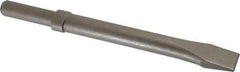 PRO-SOURCE - 25" Head Width, 10.2" OAL, 0" Shank Diam, Flat Chisel - Round Shank, Alloy Steel - Apex Tool & Supply