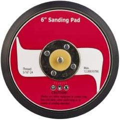 PRO-SOURCE - 6" Diam Hook & Loop Disc Backing Pad - 5/16" Shank Diam, 12,000 RPM - Apex Tool & Supply