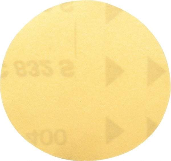 PRO-SOURCE - 3" Diam, 400 Grit, Aluminum Oxide Hook & Loop Disc - Extra Fine Grade, Coated, - Apex Tool & Supply
