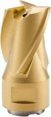 Seco - MP16 M05 Grade MP3000 Carbide Milling Tip Insert - TiAlN Finish, 3 Flutes, 5/8" Cutting Diam, 3/4" Depth of Cut, 1.283" Extension, 0.0315" Cnr Rad - Apex Tool & Supply