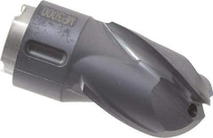 Seco - MP12 M04 Grade MP3000 Carbide Milling Tip Insert - TiAlN Finish, 3 Flutes, 12mm Cutting Diam, 14mm Depth of Cut, 24mm Extension, 0.236" Cnr Rad - Apex Tool & Supply
