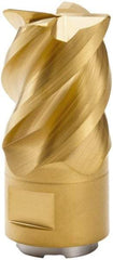 Seco - MP10 M02 Grade MP3000 Carbide Milling Tip Insert - TiAlN Finish, 5 Flutes, 10mm Cutting Diam, 12mm Depth of Cut, 21mm Extension, 1/64" Cnr Rad - Apex Tool & Supply