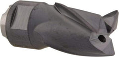 Seco - MP10 M03 Grade MP3000 Carbide Milling Tip Insert - TiAlN Finish, 3 Flutes, 10mm Cutting Diam, 12mm Depth of Cut, 21mm Extension, 1/64" Cnr Rad - Apex Tool & Supply