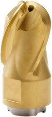 Seco - MP16 E05 Grade F40M Carbide Milling Tip Insert - TiAlN/TiN Finish, 3 Flutes, 5/8" Cutting Diam, 5/16" Depth of Cut, 1.283" Extension, 5/16" Cnr Rad - Apex Tool & Supply